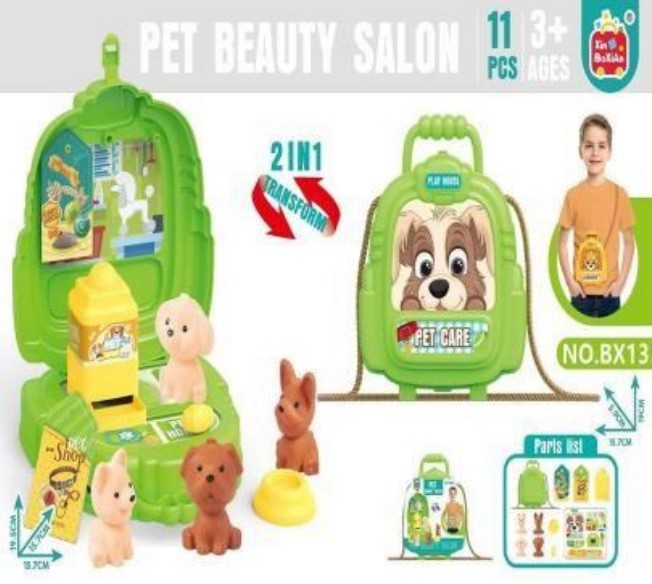 Set mini mascotas Pet beauty salon (BX13)