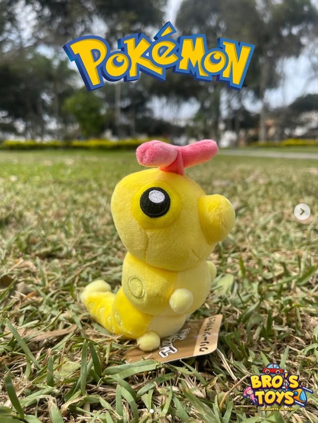 Peluche Pokémon Caterpie Shiny (PK0215)