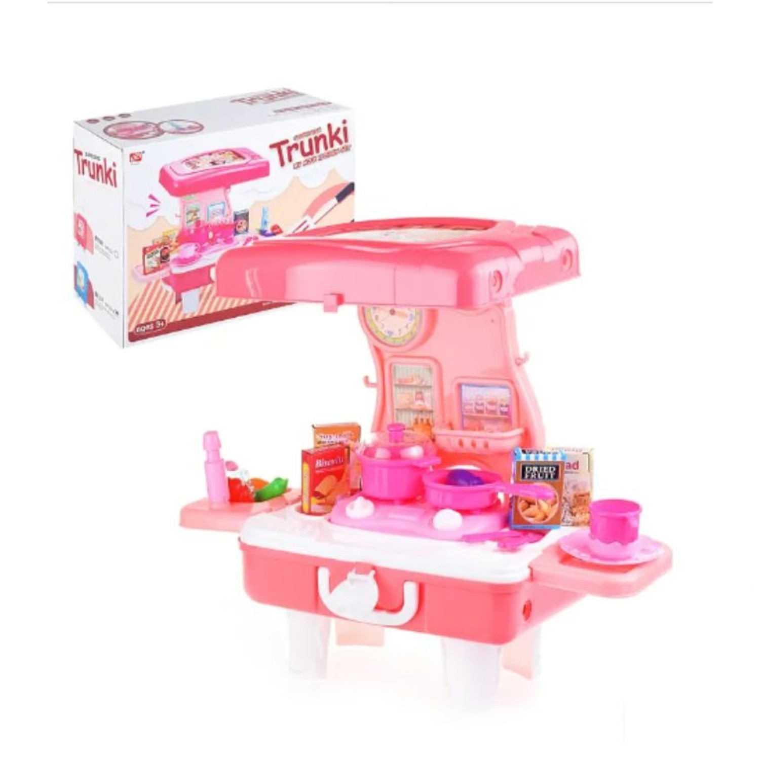 Mini Maleta Cocina Rosada (8413D-1)