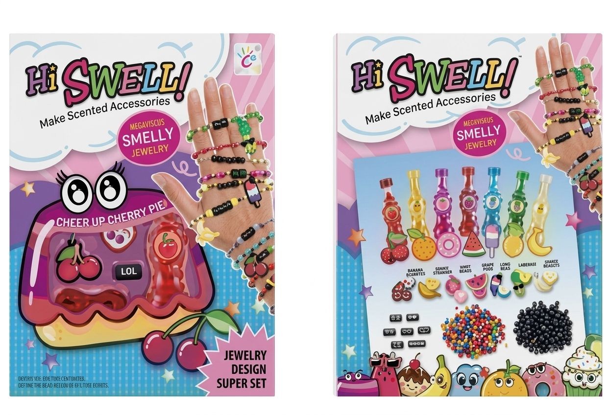 Kit de Creación de Joyas y Pulseras con Aromas Hi Swell - Súper Set de Diseño Infanti (88015)