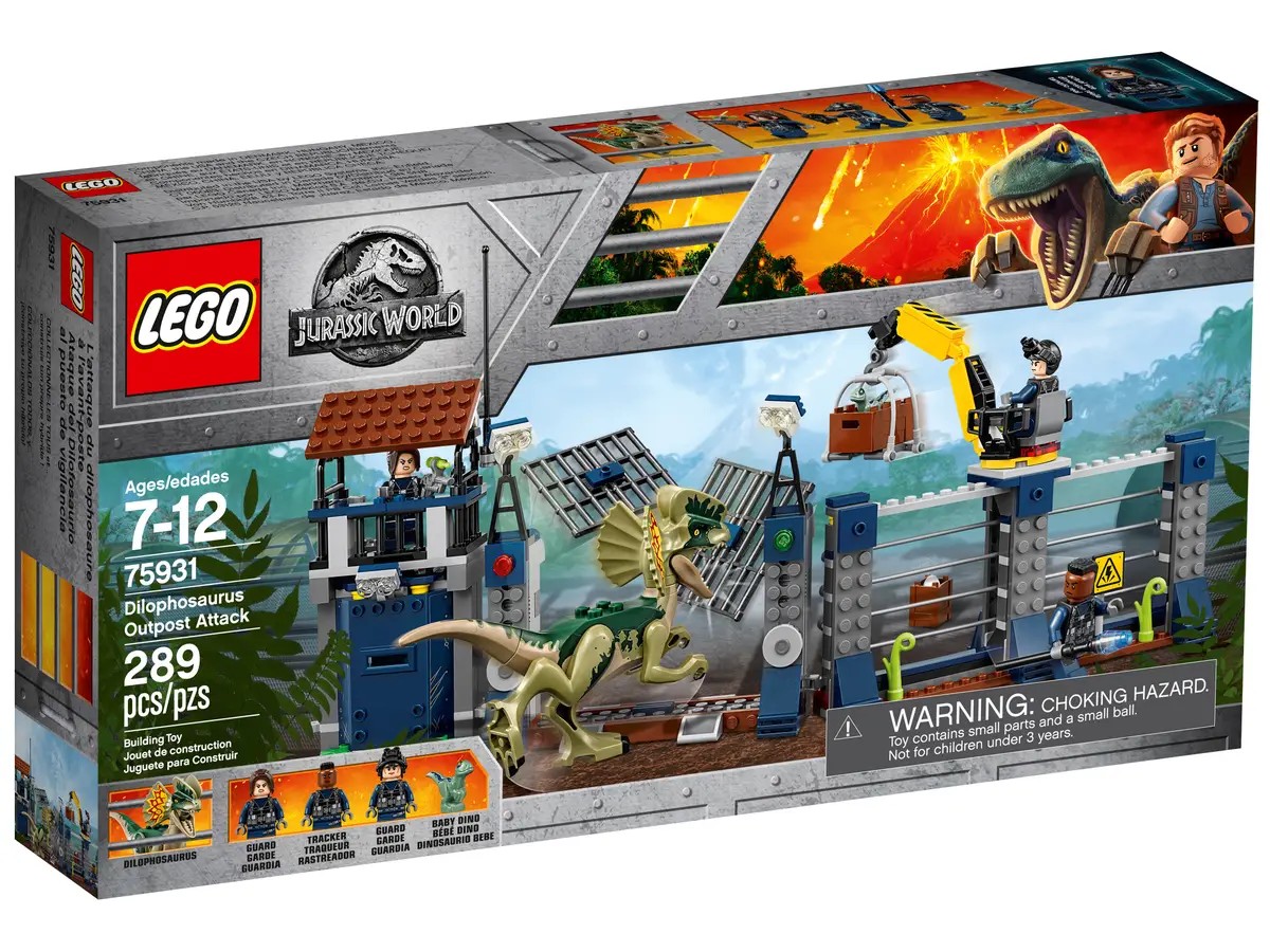 75931 ATAQUE DEL  DILOFOSAURIO AL  PUESTO DE VIGILANCIA  289 PCS