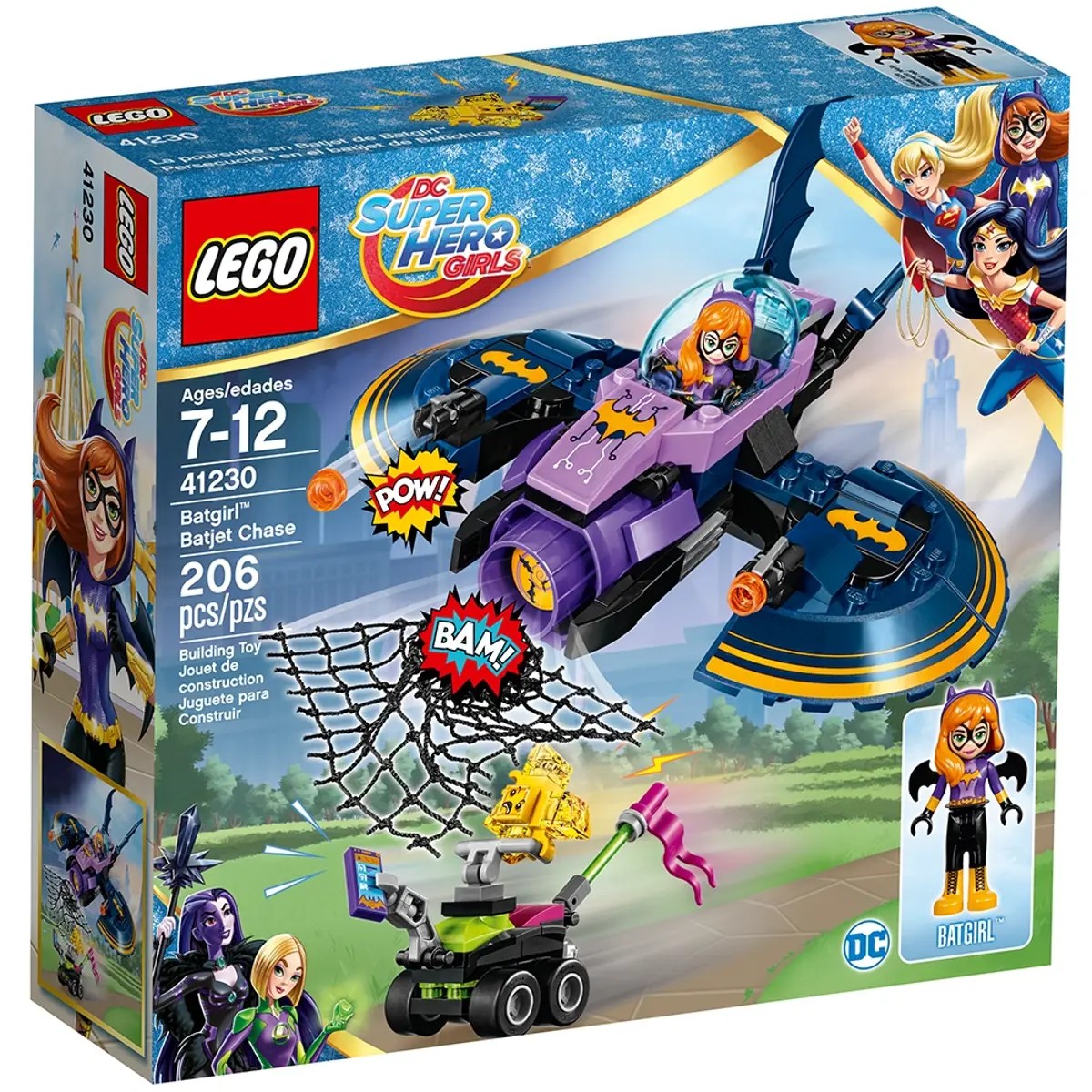 41230 BATGIRL™ BATJET  CHASE 206 PCS