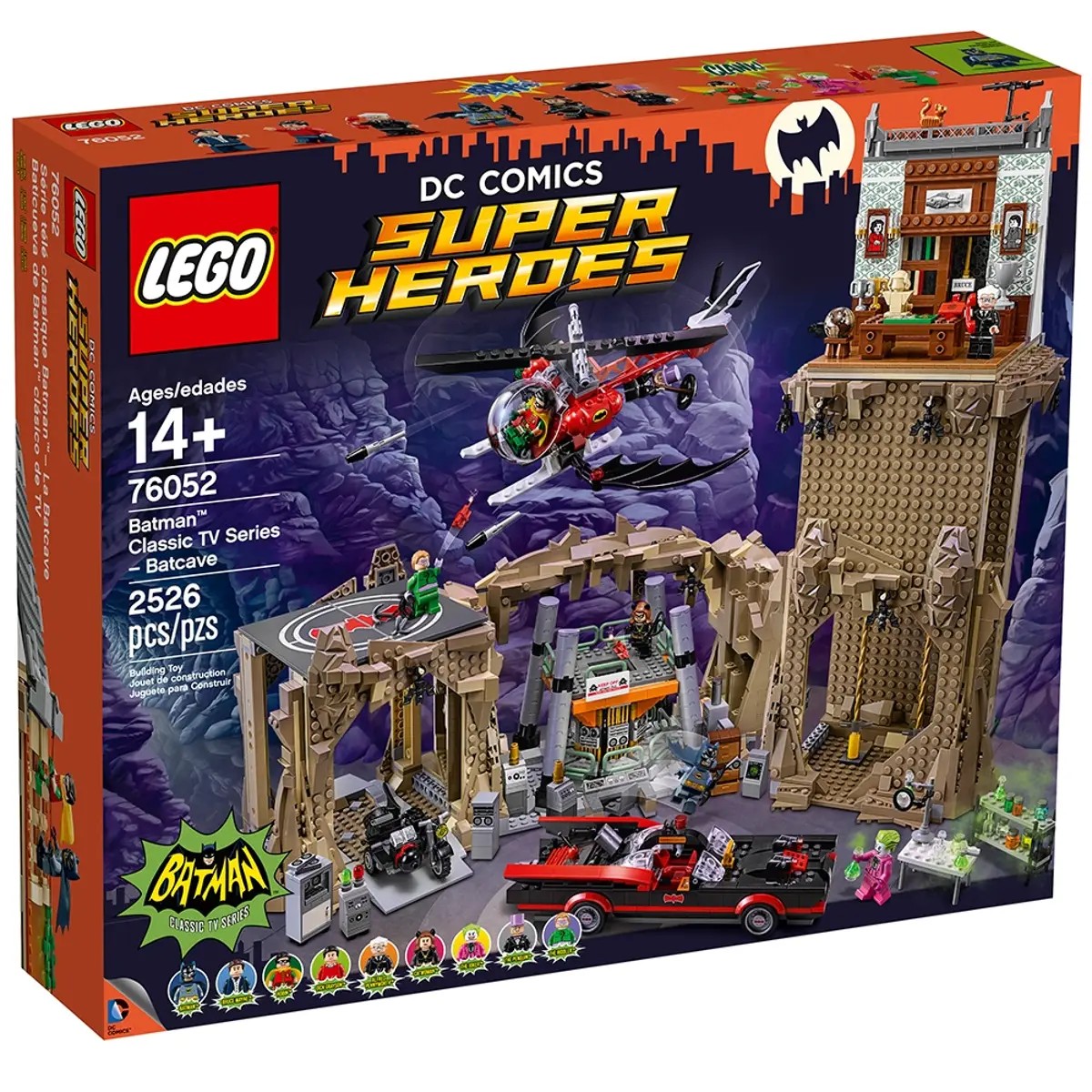 76052 BATMAN: CLASSIC  TV SERIES BATCAVE 2526  PCS