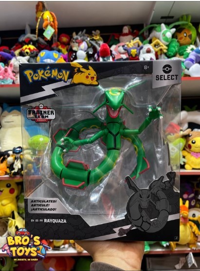 Figura Articulada de Rayquaza Pokémon Select (Trainer Team Series) – Coleccionable | Original (PG0019