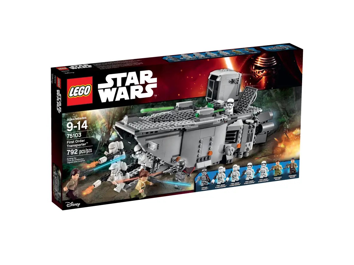 75103 FIRST ORDER  TRANSPORTER 792 PCS