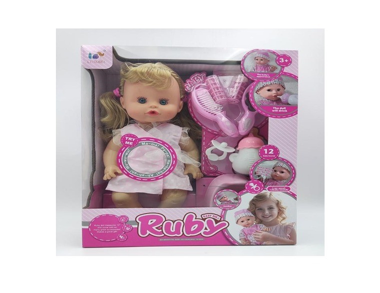 Muñeca Ruby Con Accesorios 40 cm (L6211K)