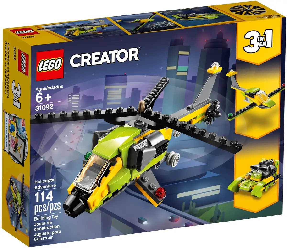 31092 AVENTURA EN  HELICÓPTERO 114 PCS