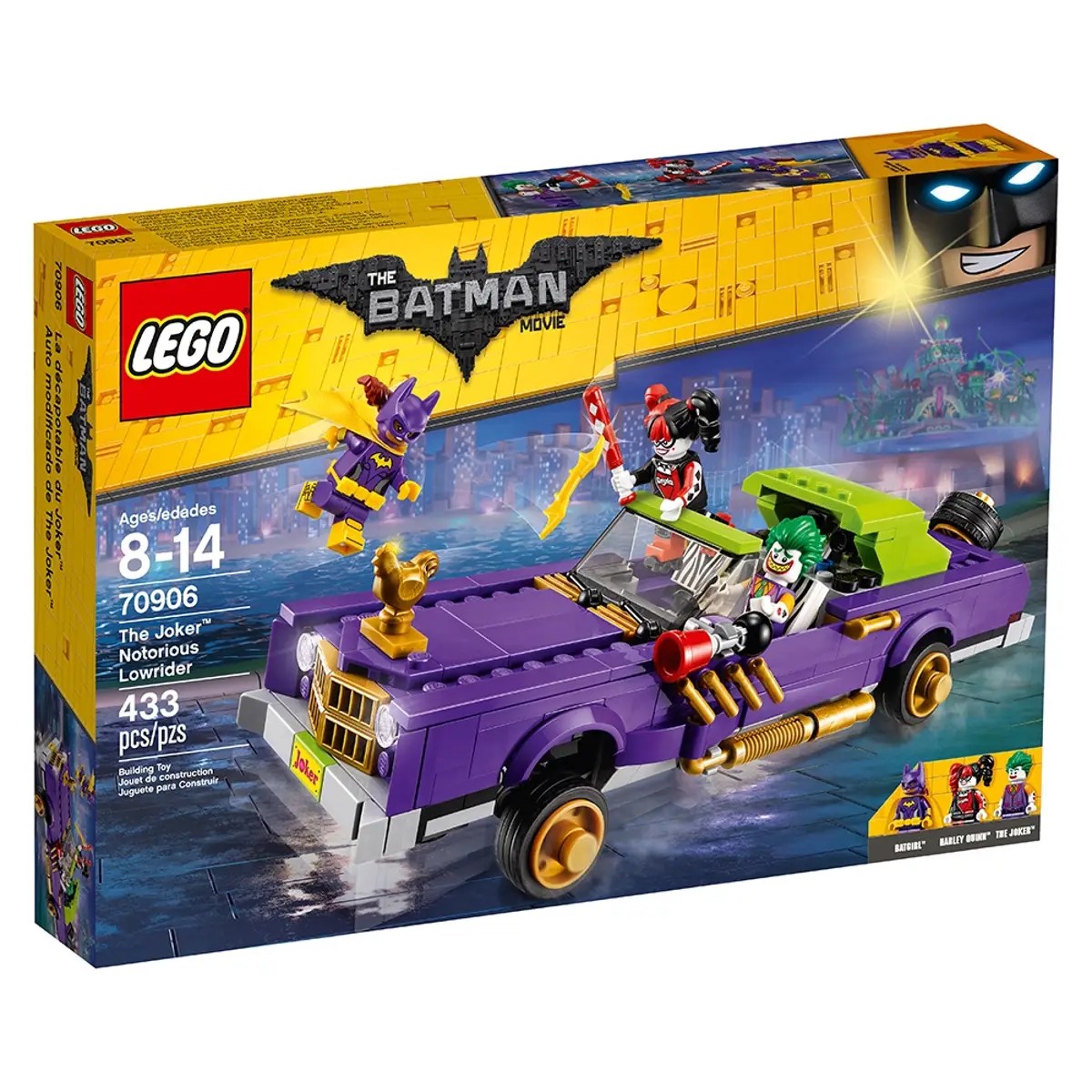 70906 THE JOKER  NOTORIOUS LOWRIDER  433 PCS