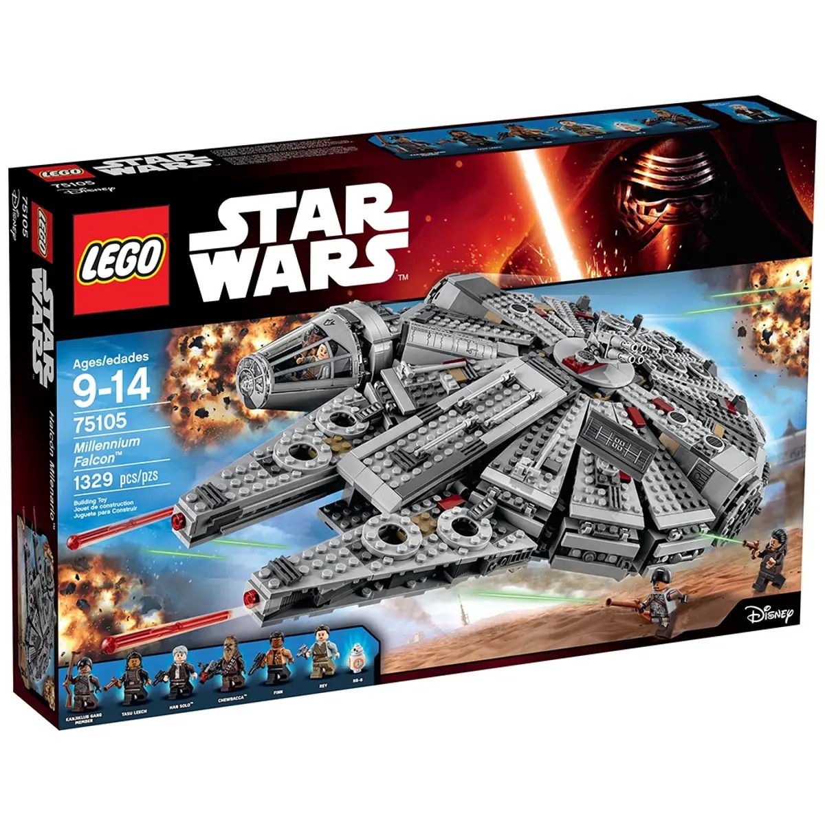 75105 MILLENNIUM  FALCON 1330 PCS