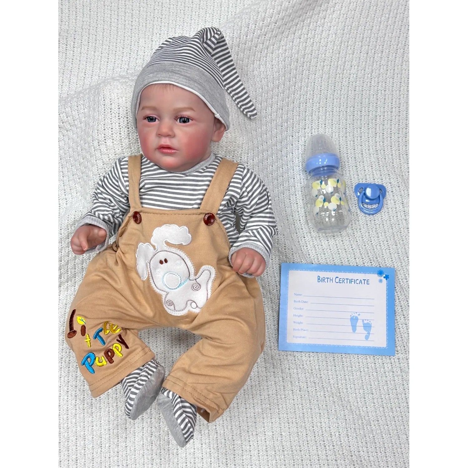 Bebe Real de Silicona Sebastián de 50 cm (W-2184)