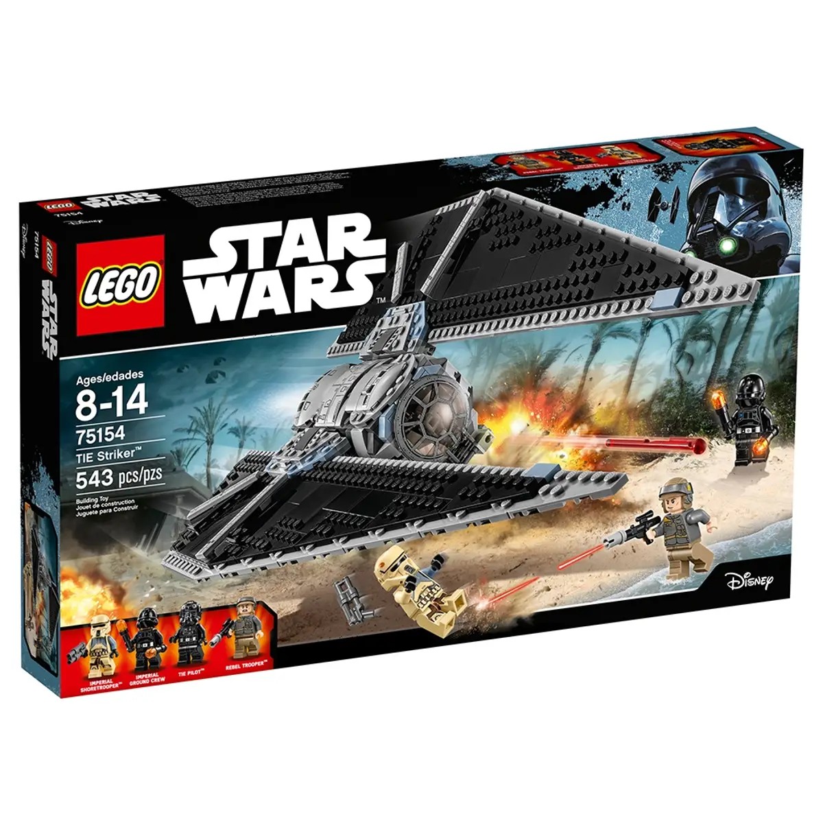 75154 TIE STRIKER 543  PCS
