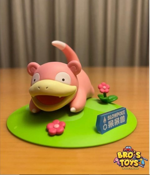 Figura de Slowpoke Pokemon (Kanto)- Coleccionable| Alta Calidad (PG0003)