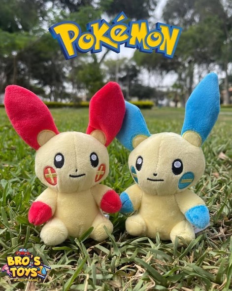 Peluche pokémon Minun y Plusle (PK0081)